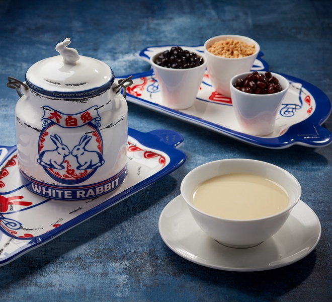 大白兔奶糖風味現做豆花